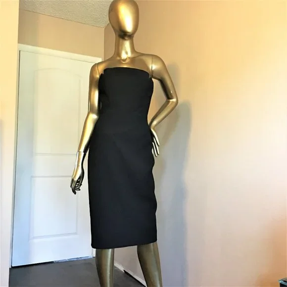 JILL JILL STUART Black Harlow Strapless Dress |  2 - Picture 5 of 13